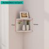 Wall-Mounted 5-Tier Corner Storage Shelf