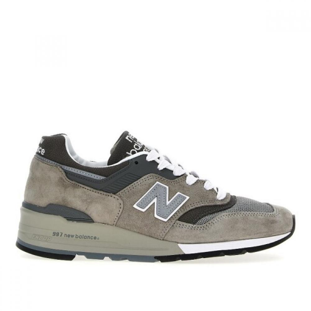 

New Balance Grey Suede Technical Fabric Sneakers U997 Gy US12