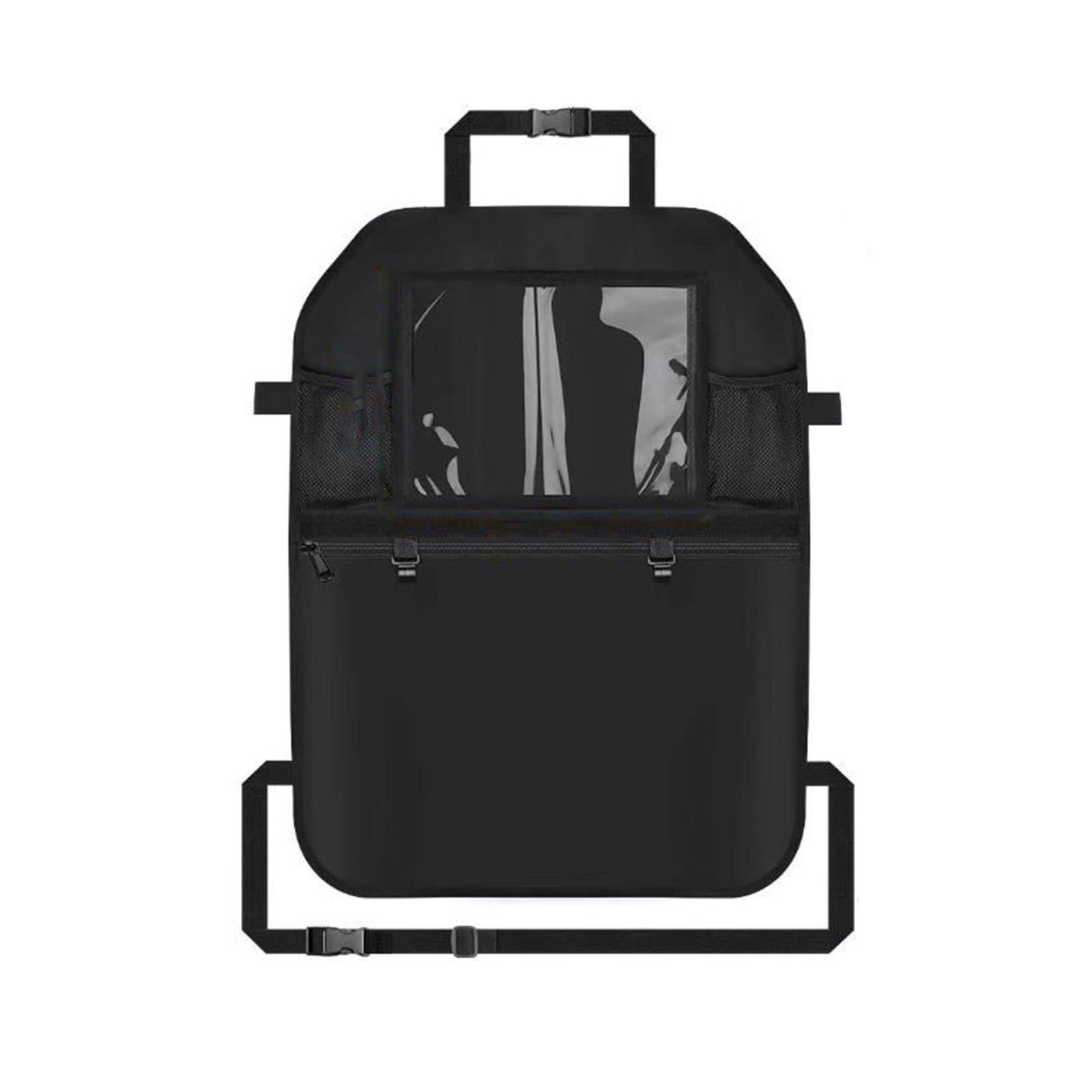 

Car Seat Protective Mat Baby Kid Kick Mats Cushion Seat Back Protector Cover with Storage Bag Pocket Back Seat Protector