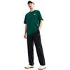 Anta Série Basket-ball Décontracté Simple Couleur Unie Jambe Droite Respirant Tricoté Pantalon de Sport Homme Bass Basic-Noir 152521353-2