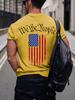2026 Mens Independence Day T Shirt Summer Holiday Short Sleeve TShirts Casual Tops Tees New
