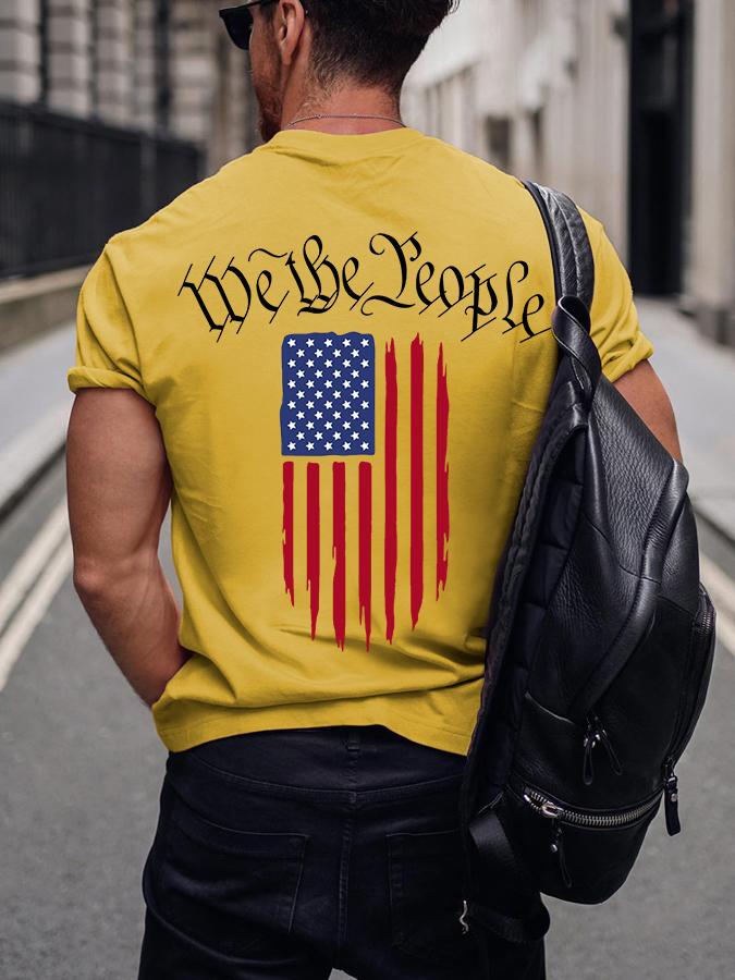 2026 Mens Independence Day T Shirt Summer Holiday Short Sleeve TShirts Casual Tops Tees New