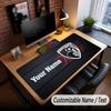 Large Mouse Pad Bournemouth Football Print Custom Name Text Desk Mat for Office Gaming