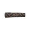 Fendi FF Monogram Logo Pattern Double Fold Textured Fabric Wallet Men Wallet Brown Yellow 7M0338-AJJ8-F1HRH