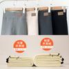 Extra Thick Lamb Wool Fleece Thickened Leggings for Women, Small High-waisted Thermal Pants, Autumn and Winter Large-size Pure Cotton Pants