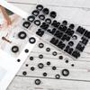 A25F-Rubber Grommet Kit Hollow 200Pcs, Hallow Firewall Grommets Assortment 8 Sizes Wire Grommets For Wiring, Hole Plugs,Automoti