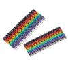 100/150Pcs For 2-3mm Wire 1.5mm², 2.5mm², 4mm², 6mm² Wire Number Box Cable Marker Colourful C-Type Marker Number Tag Label