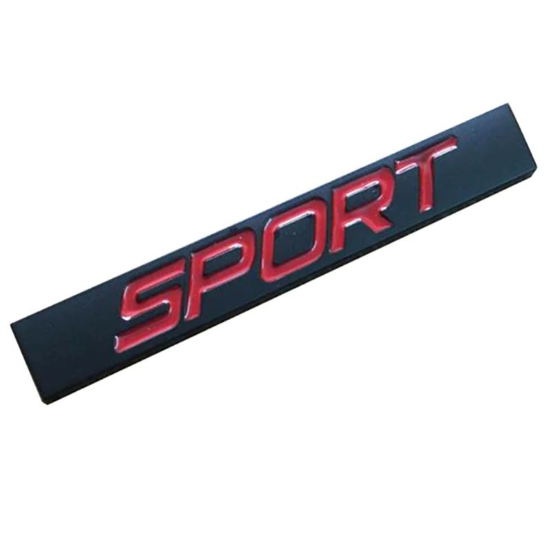 Sport Logo Square Bar Zinc Alloy Car Styling Emblem Badge Auto Refitting 3D Sticker Decal for VW New Jetta Bora Lavida Honda