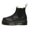 Dr. Martens 2976 Faux Fur Lined Platform Chelsea Boot Black Unisex Sneakers 25635001