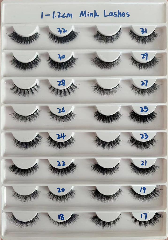Dropshiping Makeup Mink Lashes Fluffy Soft Full Fake Eyelashes Natural False Eyelashes Wispy Lash Extension