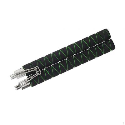 Nunchaku Γυμναστικής Πολεμικές Τέχνες Αφρώδη για Wingchun Taekwondo Μαύρο Πράσινο