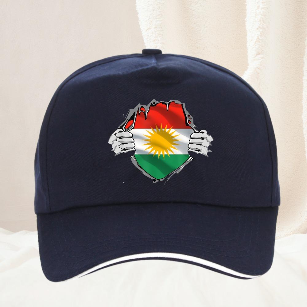 Arrival Kurdistan Flag baseball cap Summer Outdoor Adjustable Hat All Seasons Travel Gift Headwear