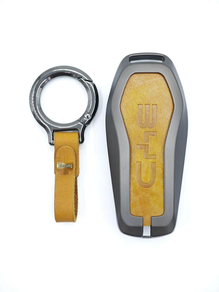 BYD Car Key Metal Protective Cover for Yuan Pro, D1, Qin Plus, E1, E2 Models
