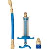 Car A/C Oil/Dye Injection 30Ml 2Oz With R-134A Low Side Quick Coupler Adapter 1/4 Air Conditioning Auto Manual Oiler Syringe