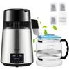 Distilator de apă 4 l Distilator de apă distilată de 1,5 l/h Sincronizare Dual-Temp Silver