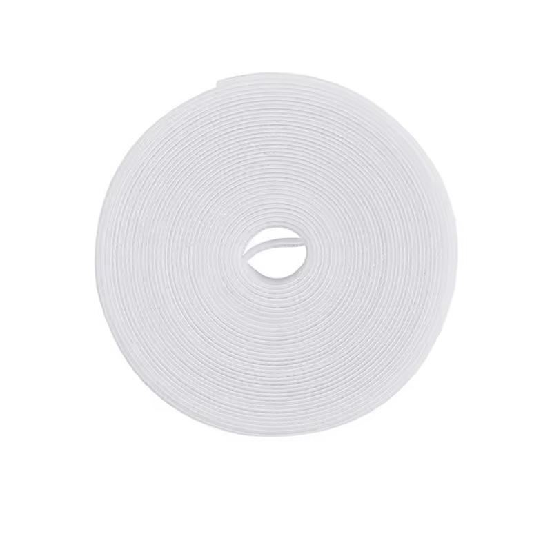 

5 Rolls Reusable Fastening Tape Cable Ties Removable Multifunctional Self-adhesive Ties Data Wire Management Wire Tools 5 Rolls білий