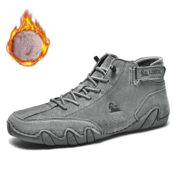 Men Sneakers  New In Casual Shoes Male High Top Sneakers Winter Warm Fur Designer Fashion Loafers Lace Up Shoes Men Boots