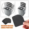 4pcs Square Anti Vibration Pad Multifunctional Anti Vibration Mat Non-slip Mat Stand Refrigerator Washing Machine Shock Pad