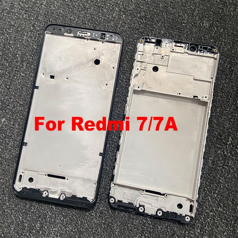 Neu Für Xiaomi Redmi 7A 7 Mittelrahmen Frontblende Gehäuse Rückseite Mittelplatte Modelle LCD Halterung