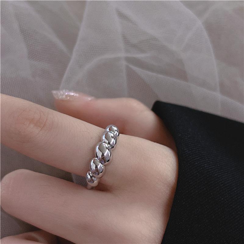 18K Gold-Plated Minimalist Open Adjustable Ring for Women