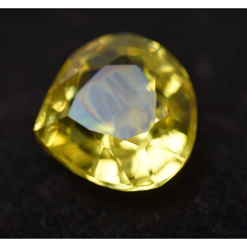 9.56 Ct Natural Yellow SAPPHIRE Pear Cut Earring Size Loose Gemstone