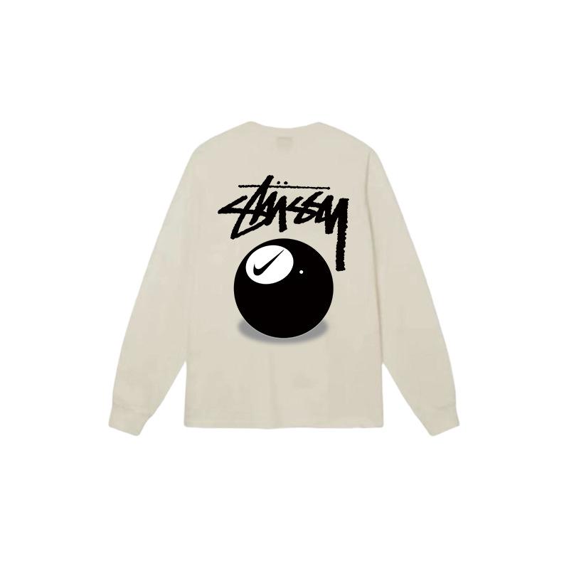 STU SS25 dice printing long-sleeved t-shirt for men and women of the same style, spot classic