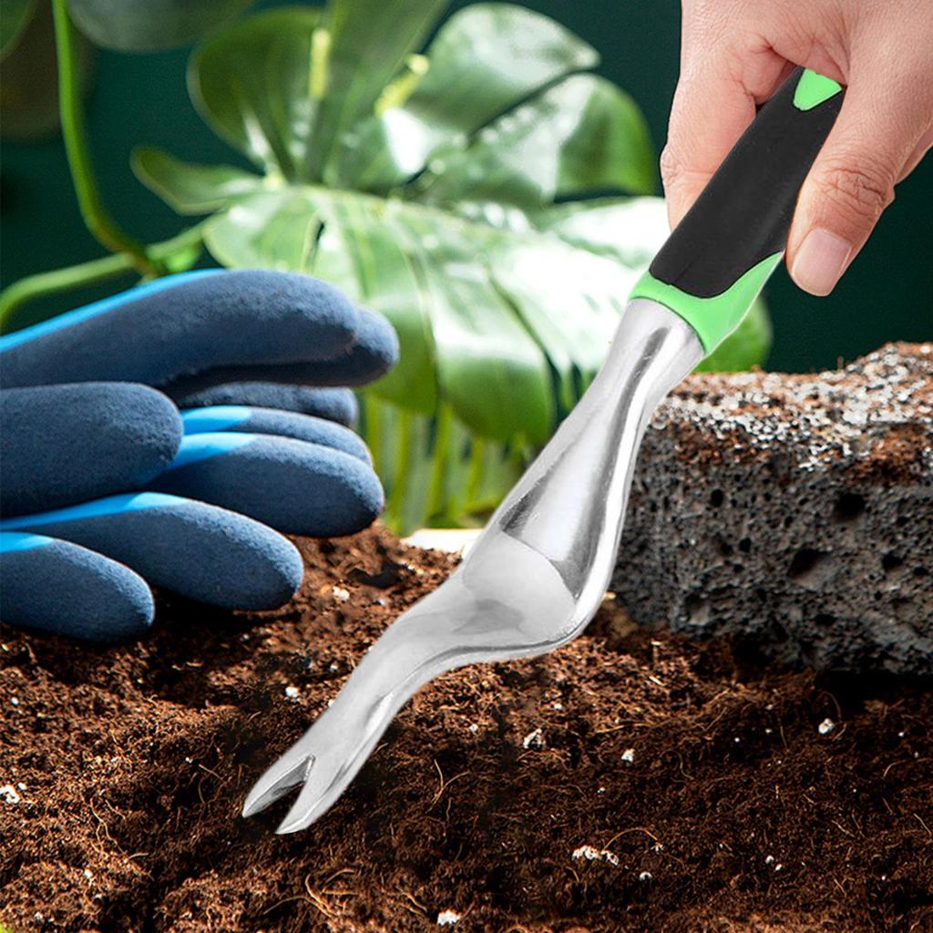 Weeding Tools Gardening Heavy Duty Aluminum Alloy Hand Weeder Garden Accessory for Sidewalk Crack Patio Vegetable Patch