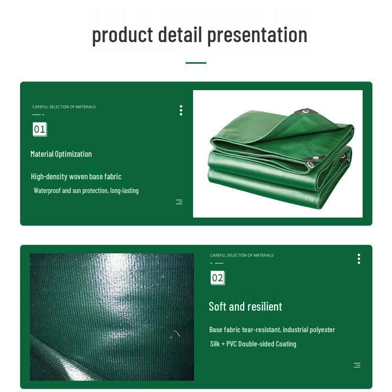 GONGBA Heavy-Duty PVC Waterproof Tarpaulin