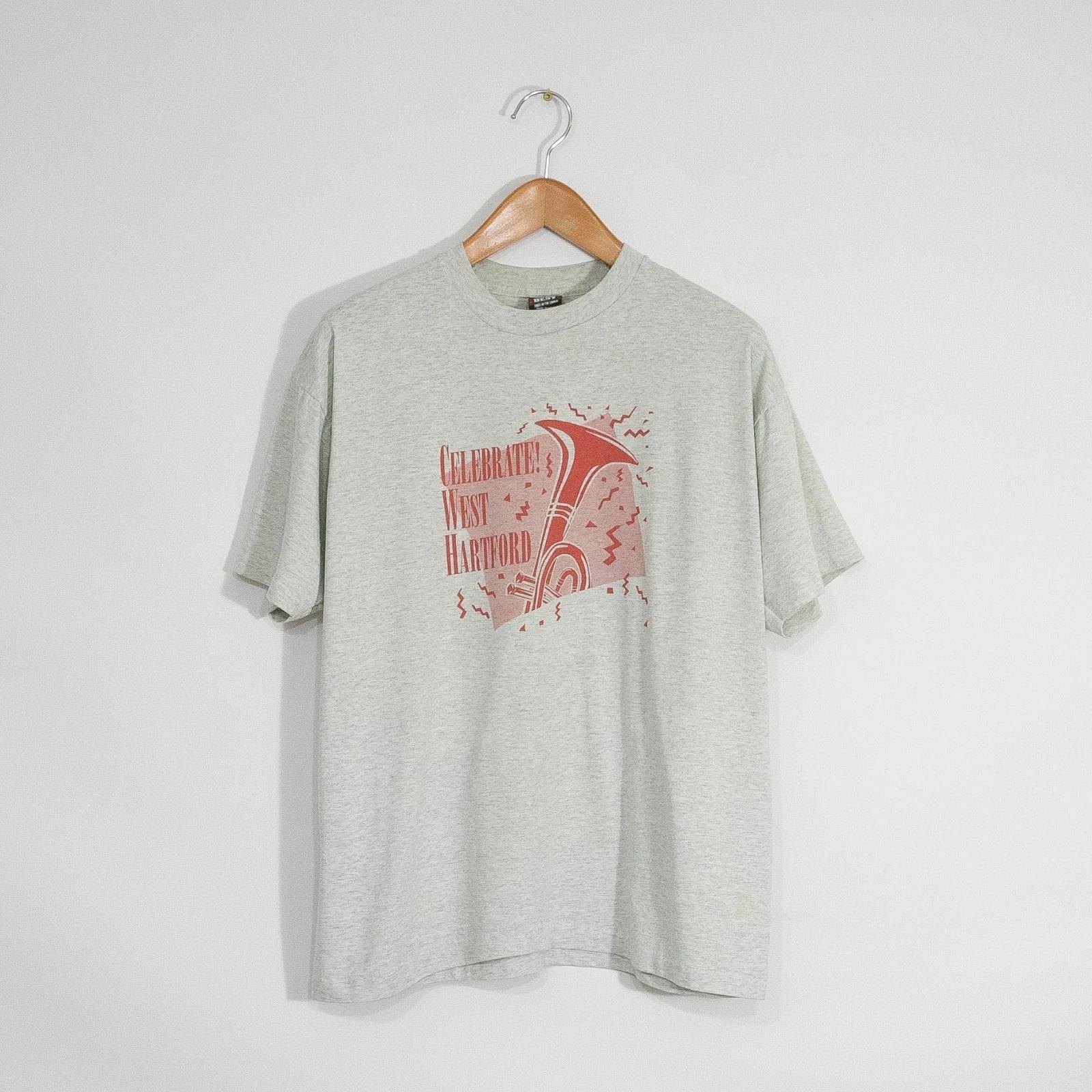 Vintage 90s Celebrate West Hartford Connecticut T Shirt Mens XL - Single Stitch S