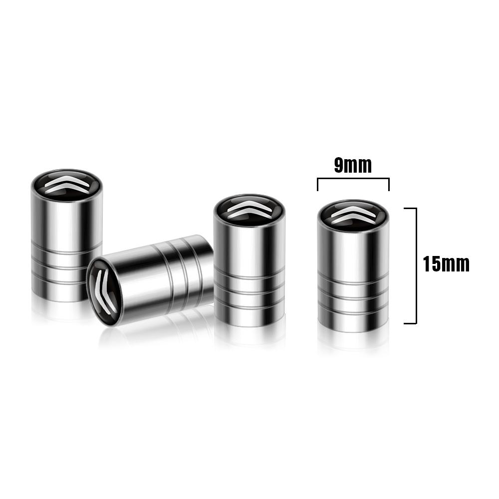4 Stück Metall Auto Rad Reifen Ventil Luftventil Kappe Abdeckung Für Citroen C4 Picasso Xsara C5 Aircross Cactus C1 C2 C3 C6 C8 Berlingo Jumpy