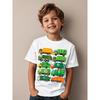 European Sizes Soft Breathable Garbage Truck Recycling Day Trash Waste Separation Birthday T-Shirt for Kids | Boys & Girls Graphic Tee