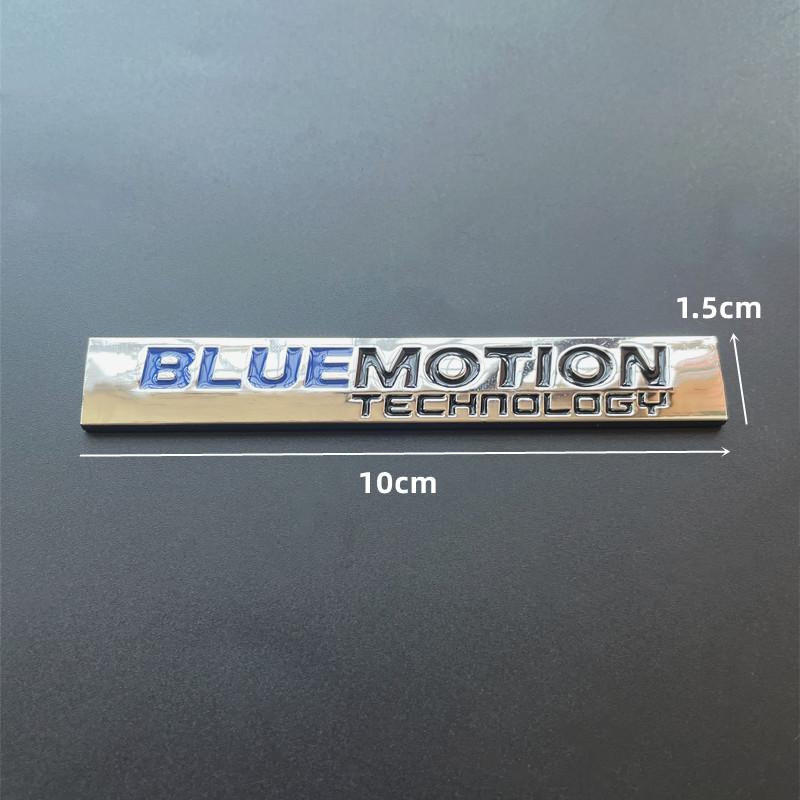 3D Metal Blue Motion Logo Bluemotion Emblem Car Trunk Badge Decal For VW Passat Polo MK6 Golf 7 Bluemotion Sticker Accessories zd2