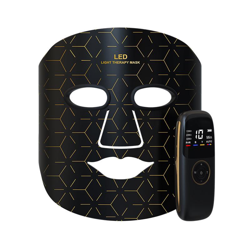 368 LED Photorejuvenation Silicone Face Mask Spectrometer English Manual чёрный