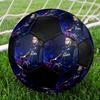 Neymar Printed Size 5 Soccer Ball, Machine-Stitched PVC, Durable & High Bounce, All Ages Fit, Fan Merchandise, Matches & Outdoor Use.