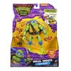 Les Tortues Ninja, Figurine de 15 cm avec arme, Fonction électronique, Leonardo, Pour les enfants dès 4 ans, TU8001