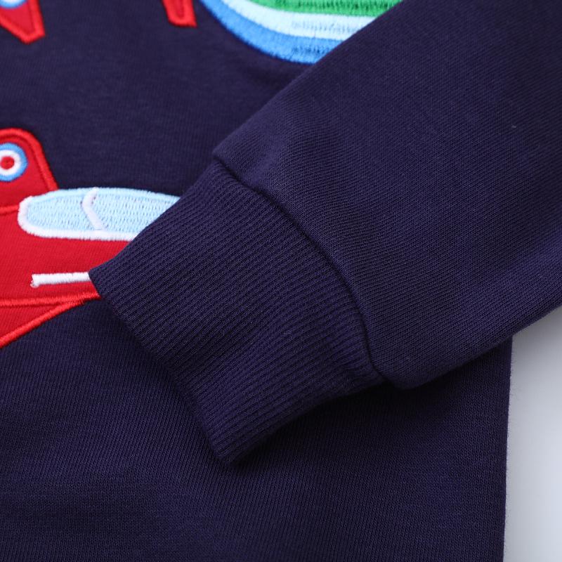 Autumn Style Kids' Trendy European & American Round Neck Sweatshirt