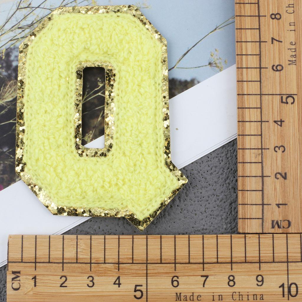 Mixed Color English Alphabet Embroidery Cloth Sticker Digital Towel Embroidery Computer Embroidery Stamp Clothes Smiley Face Patch Sticker