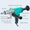 1600W 220V 2200r/min 166mm Diamond Core Drill Wet High Power Handheld Variable Speed Concrete Core Drill Machine