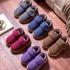 2025 Neue Winddichte Rutschfeste Winterhausschuhe für Herren & Damen: Warme Baumwollschuhe für drinnen/draußen