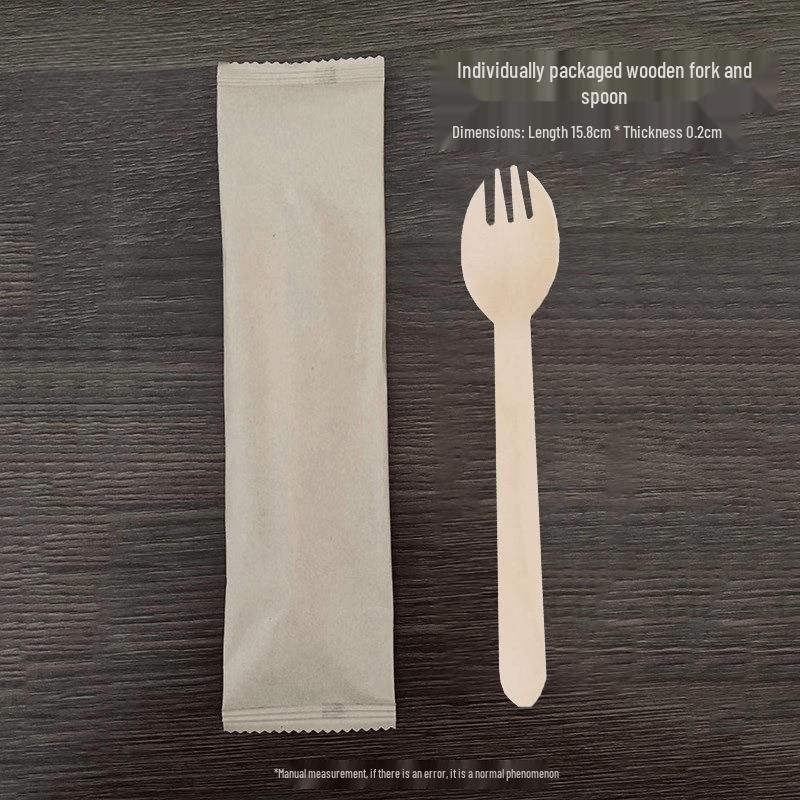 Biodegradable Wooden Dessert Spoon