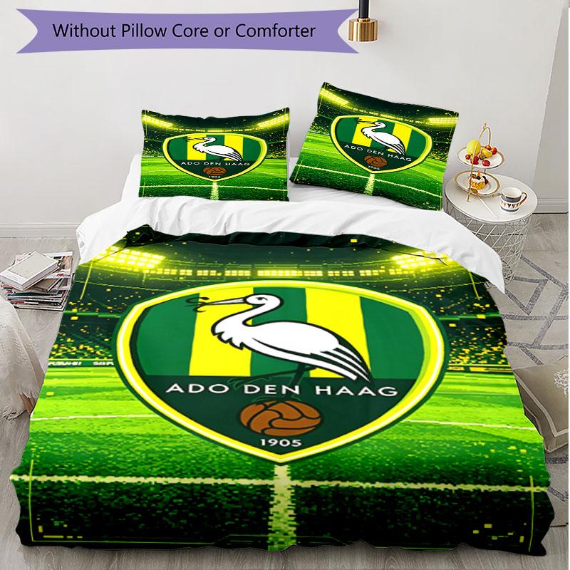 3pcs Duvet Cover Set (1*Duvet Cover + 2*Pillowcase, Without Core), ADO Den Haag Print Soft All‑Season Bedding Set, Home Bedroom Decor Gift