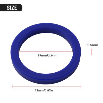 Garnitură de grup silicon E61 8,0 mm Kit cap de grup pentru mașinile de cafea Gaggia Garnitură cu inel O Garnitură pentru cafea Garnitură rezistentă la scurgeri 73x57x8 mm