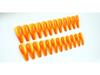 WM-12ai Marsh Orange Gradient Wearable False Nail Art Stickers