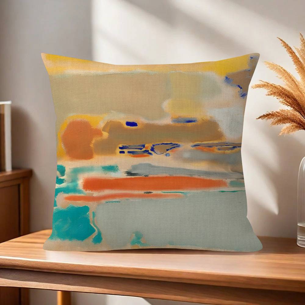 Art Mark Rothko painting Pillow Gift Home Office Decoration Bedroom Sofa Car Cushion Cover case 45x45 30x30cm