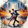 Tango Metal Art Sign Vintage Wall Decor 7.8 Inch Circular 2D High Resolution Painting for Home Bar Cafe Shop Dorm