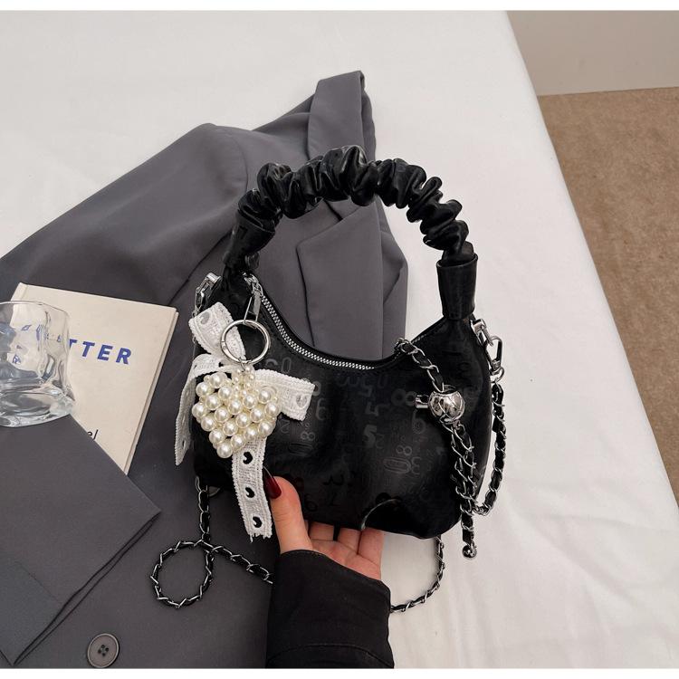 Women's bag 2025 new shoulder messenger dumpling bag Internet celebrity Korean version handbag foreign style high sense messenger bag