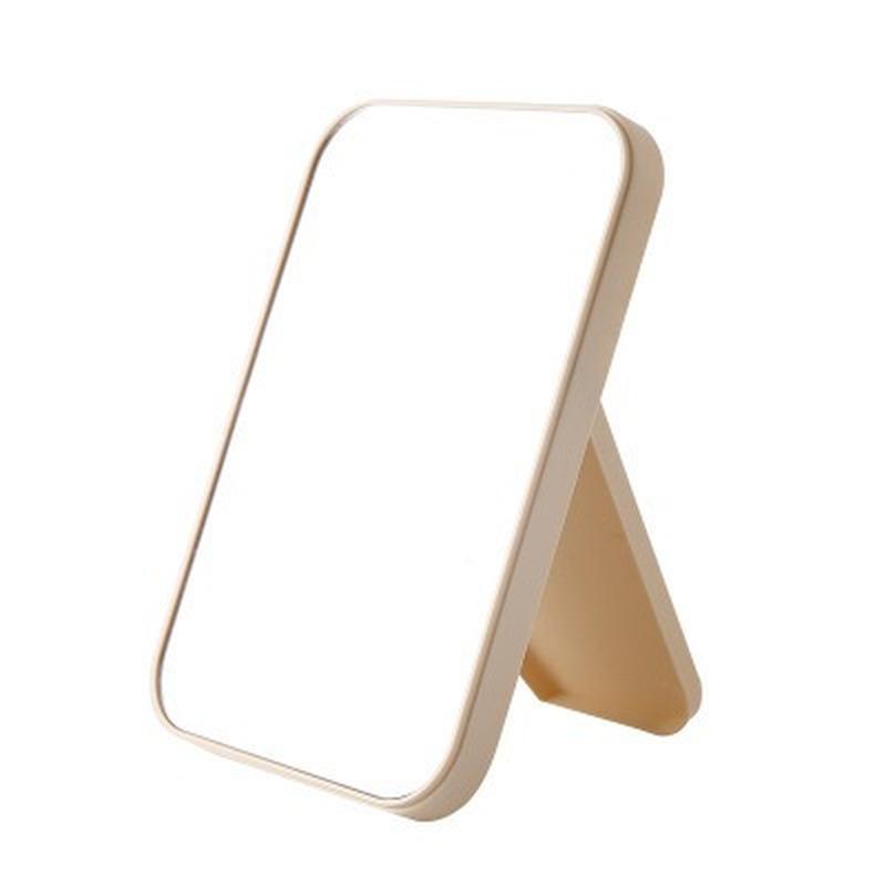 Desktop Folding Portable Makeup Mirror Student Dormitory Desktop Small Mirror Female Dressing Mirror with Princess Mirror