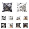Halloween Theme Horror Pumpkin Print Pattern Cushion Cover Home Living Room Sofa Decoration Square Pillow