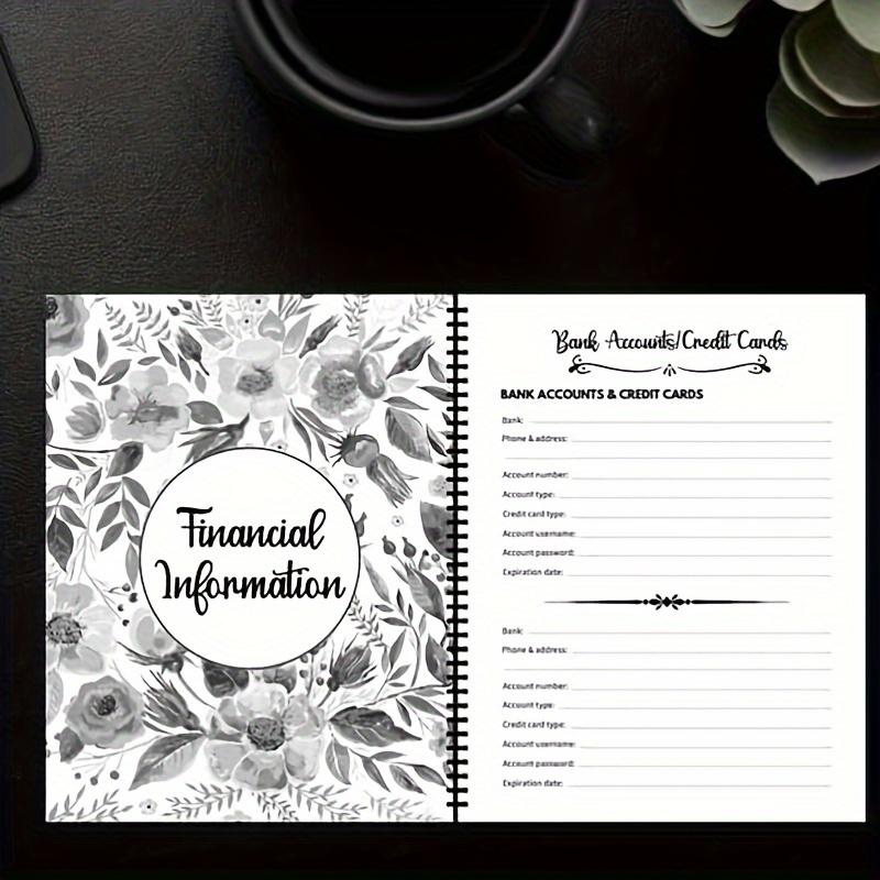 1Pack End-of-Life Planning Workbook-Guided Estate Organization Journal-Important Information Notebook for Afterlife Arrangements