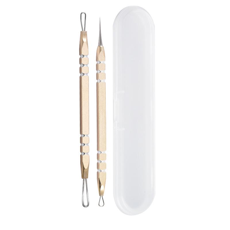 Double-Ended Multi-Color Aluminum Blackhead & Acne Extractor Needle